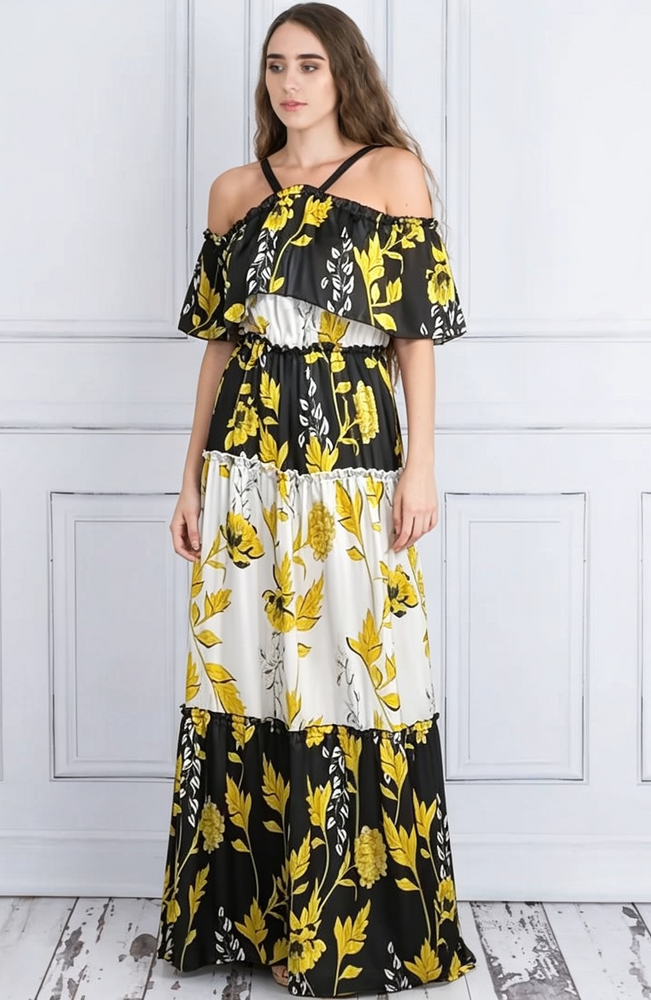 Forever Unique Birdie Black / Ivory Floral