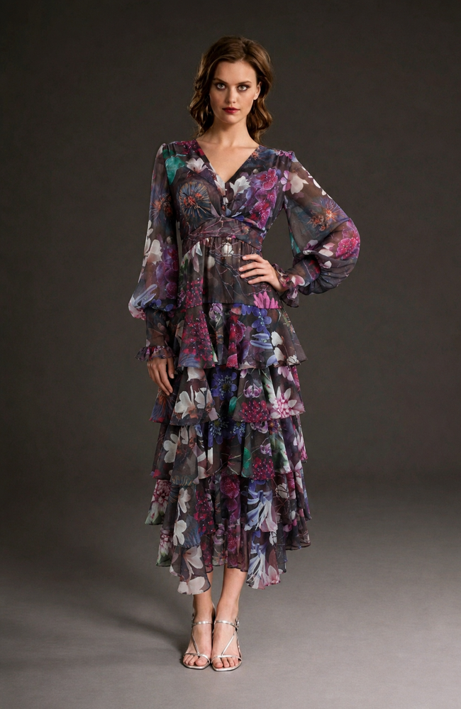 Olvi's Lace IB-422 In Bloom Illusion Print