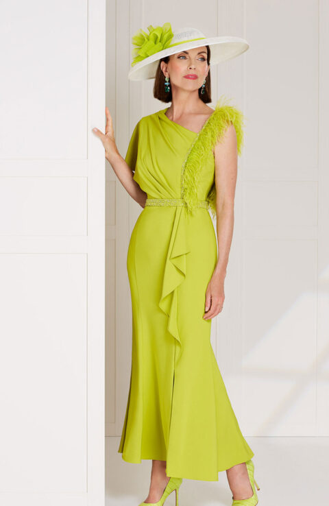 John Charles 29134 Lime Green Mother of the Bride Dress