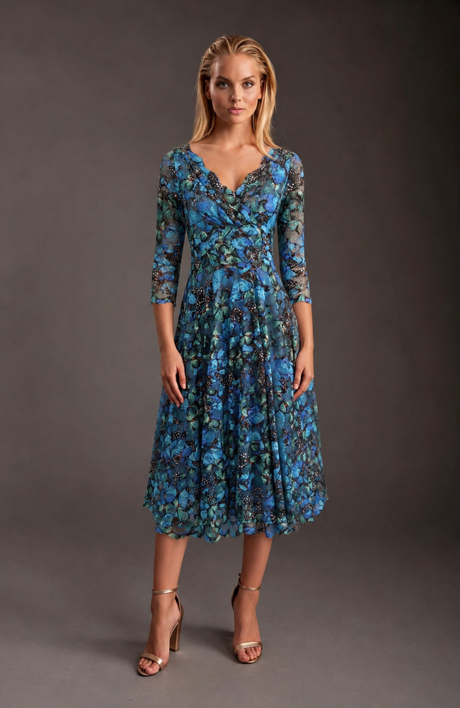 Olvi's Lace 5000 Exotic Butterfly On Celestial Blue