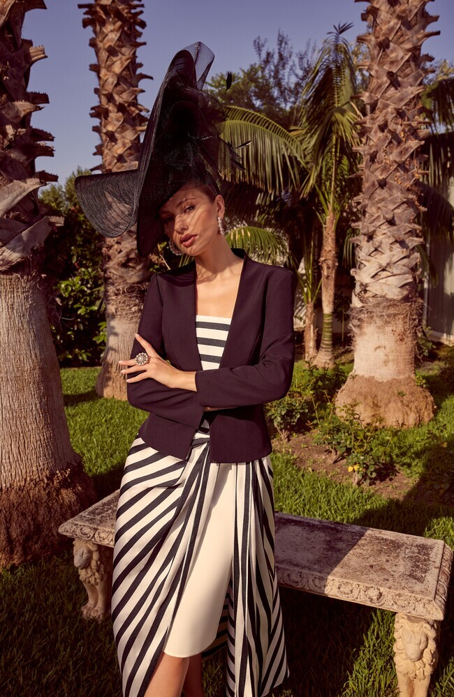 Veni Infantino 992401 Black / Ivory Stripe