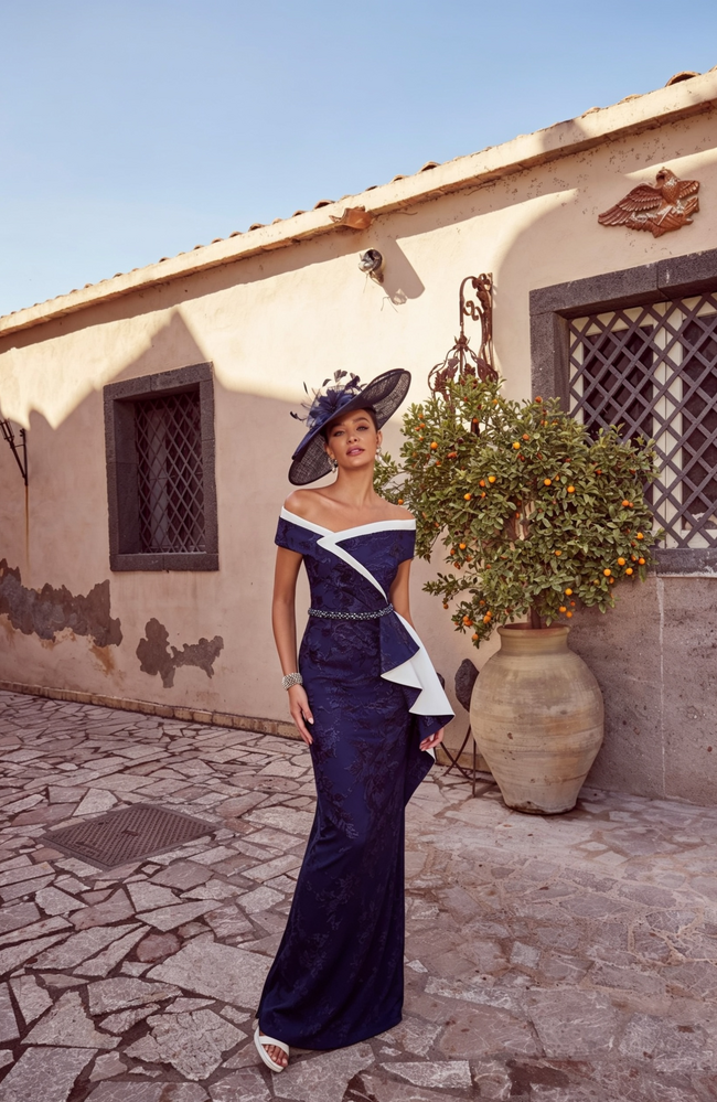 Veni Infantino 992419L Navy / Ivory (Long Length)