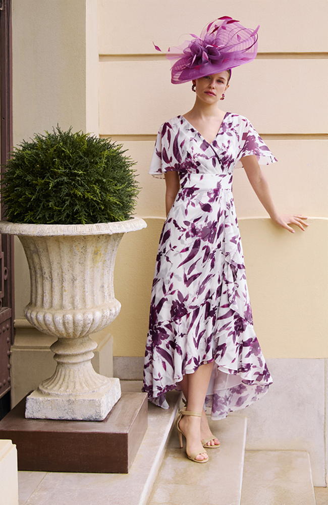 Couture Club By Rosa Clara 1G1C3 Eggplant / Ivory