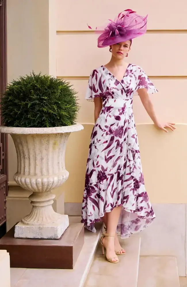 Couture Club By Rosa Clara 1G1C3 Eggplant / Ivory