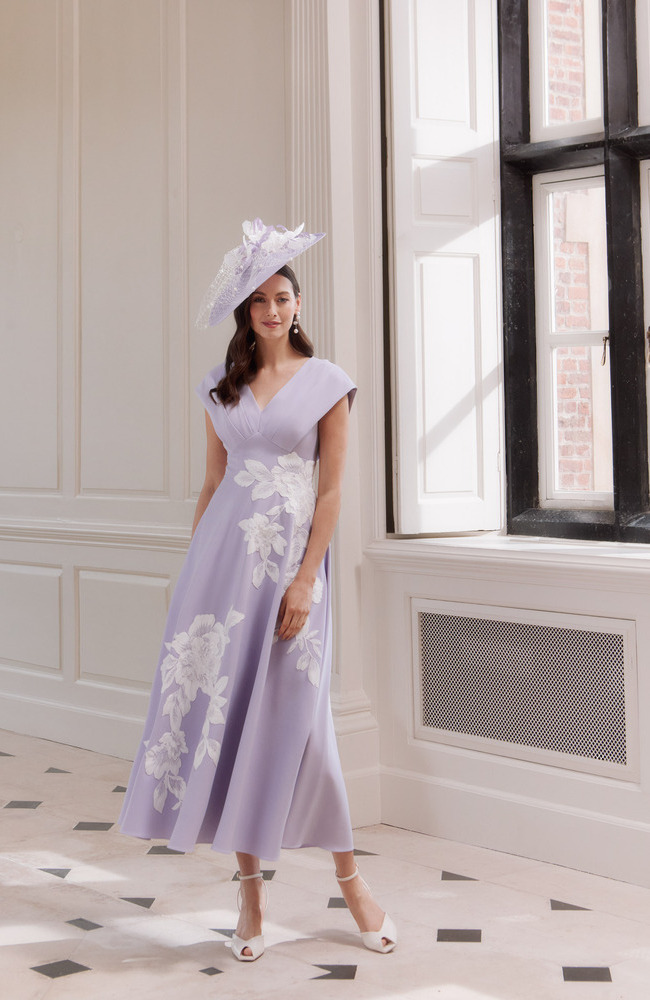 John Charles 66718 Lavender / Ivory