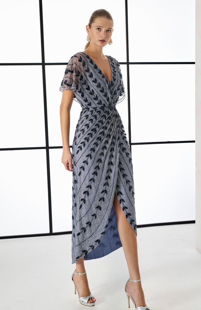 Rosa Clara Cocktail 1T219 Navy / Ash