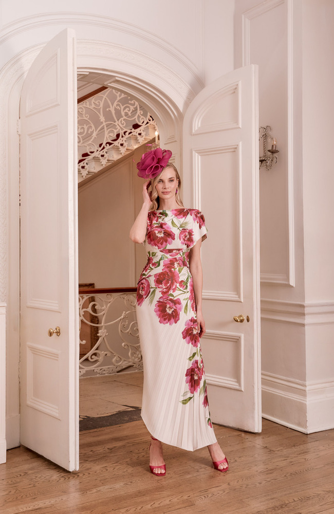 John Charles 66809B Ecru / Peony