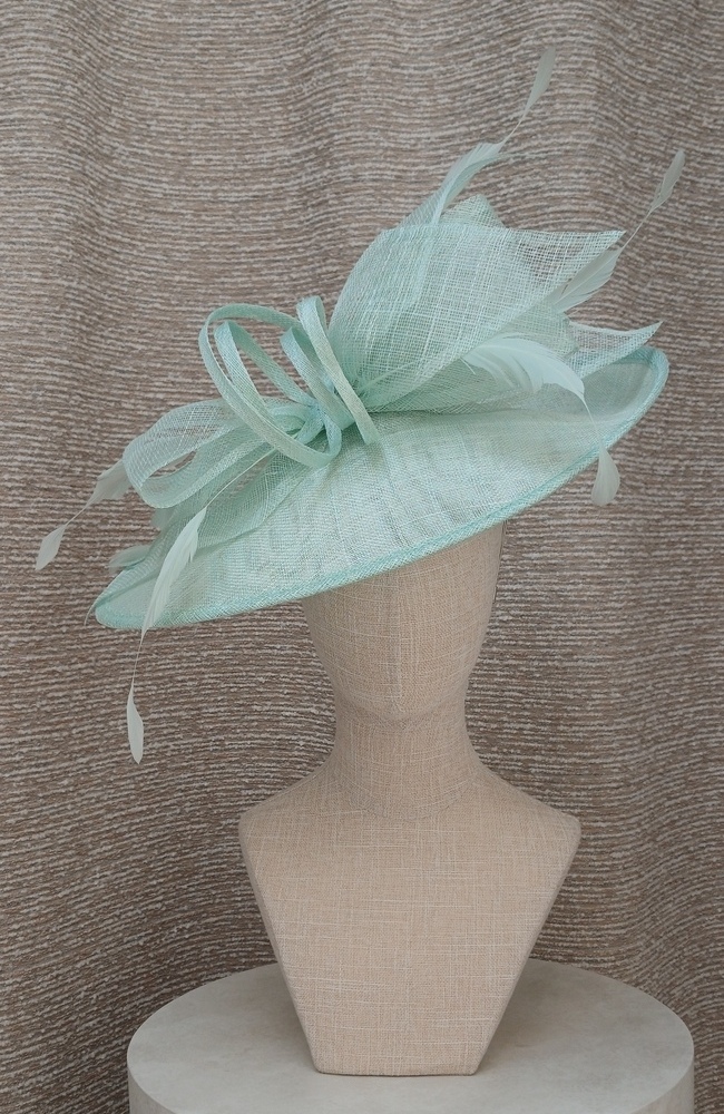 The Wedding Shop Jitters Style 7 Fascinator In Aqua