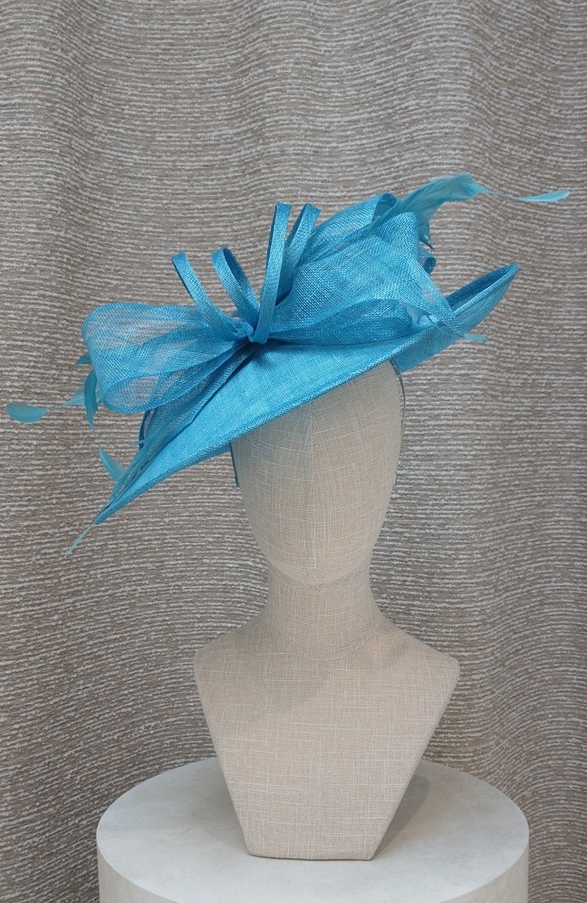 The Wedding Shop Jitters Style 7 Fascinator In Azure