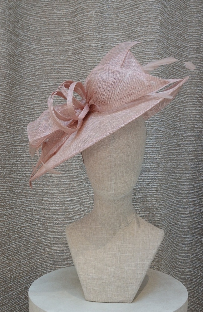 The Wedding Shop Jitters Style 7 Fascinator In Blush