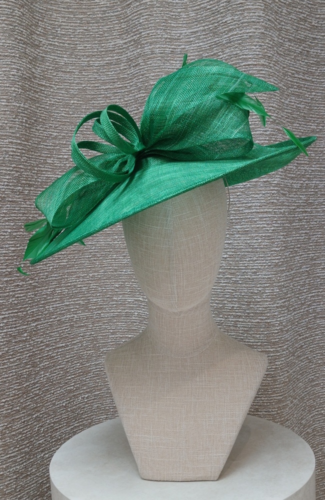 The Wedding Shop Jitters Style 7 Fascinator In Fern