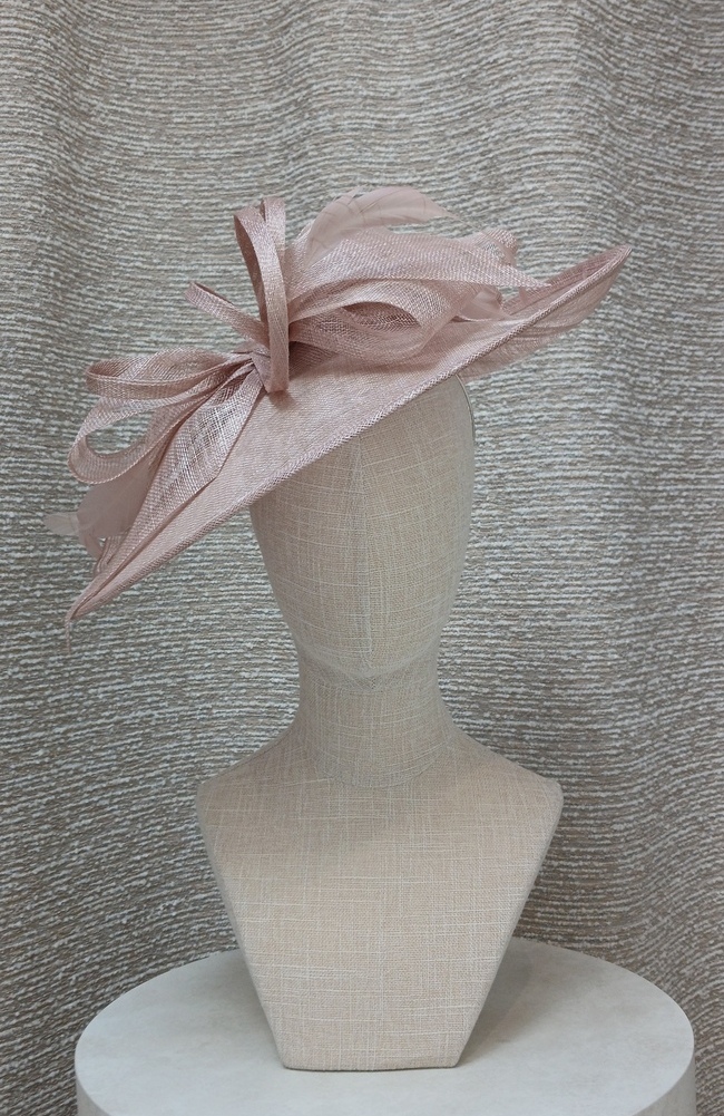 The Wedding Shop Jitters Style 7 Fascinator In Mink