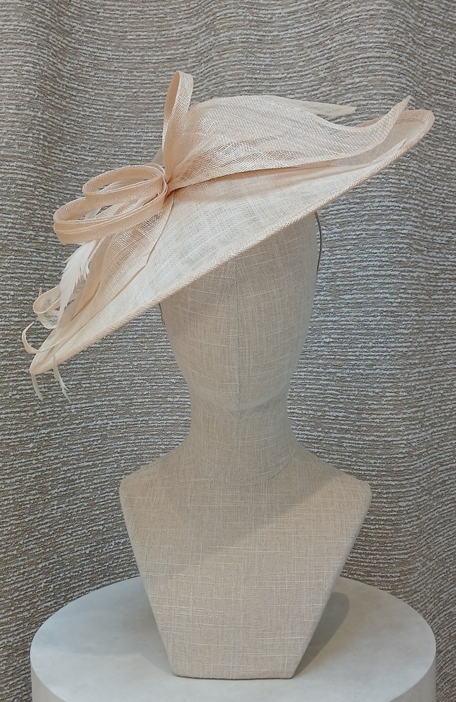 The Wedding Shop Jitters Style 7 Fascinator In Nude