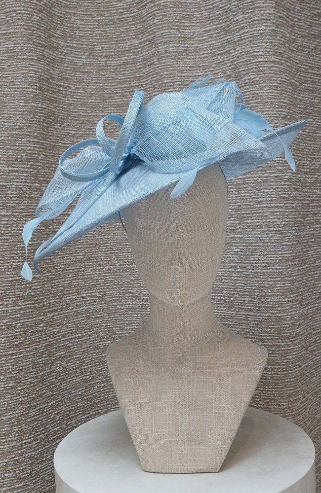 The Wedding Shop Jitters Style 7 Fascinator In Powder Blue