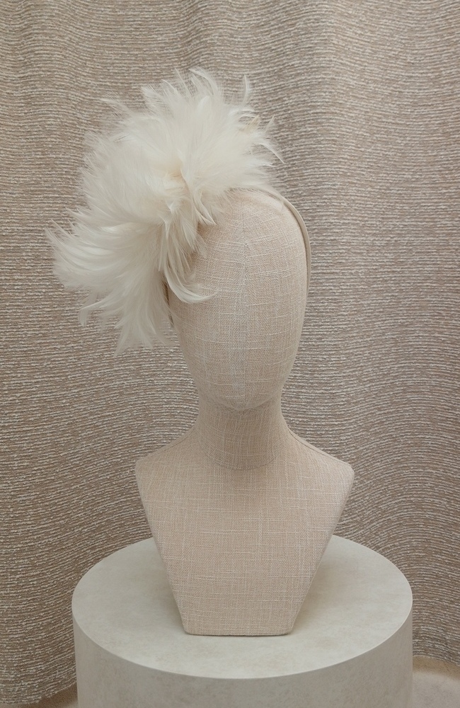 Victoria Charles SS25/39 Fascinator In Ivory