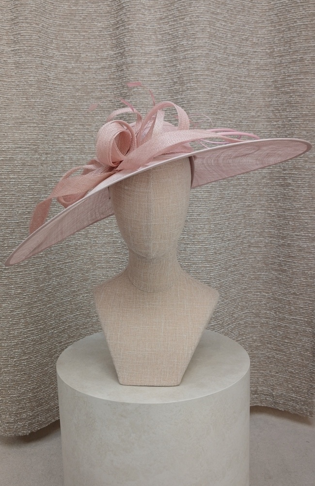 Irresistible IR1001 Fascinator In Mulberry