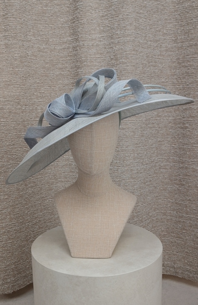 Irresistible IR1001 Fascinator In Sky Blue