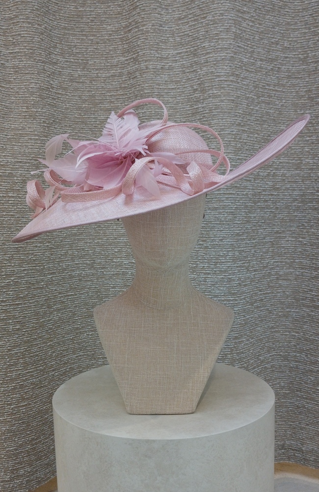 Irresistible ITB502 Fascinator In Dusty Pink