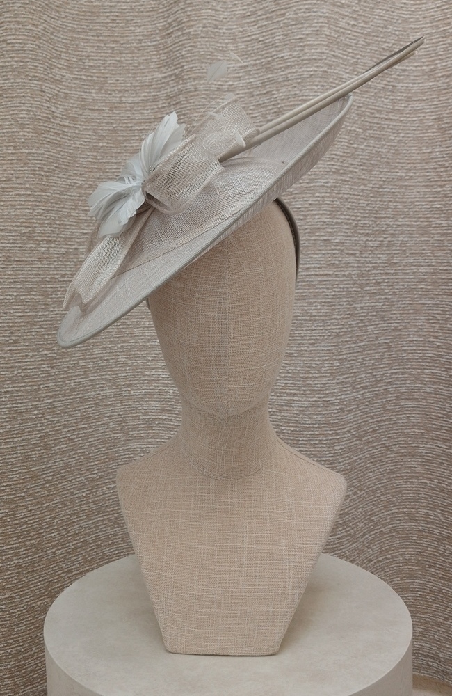 Snoxell & Gwyther 83227 Fascinator In Silver