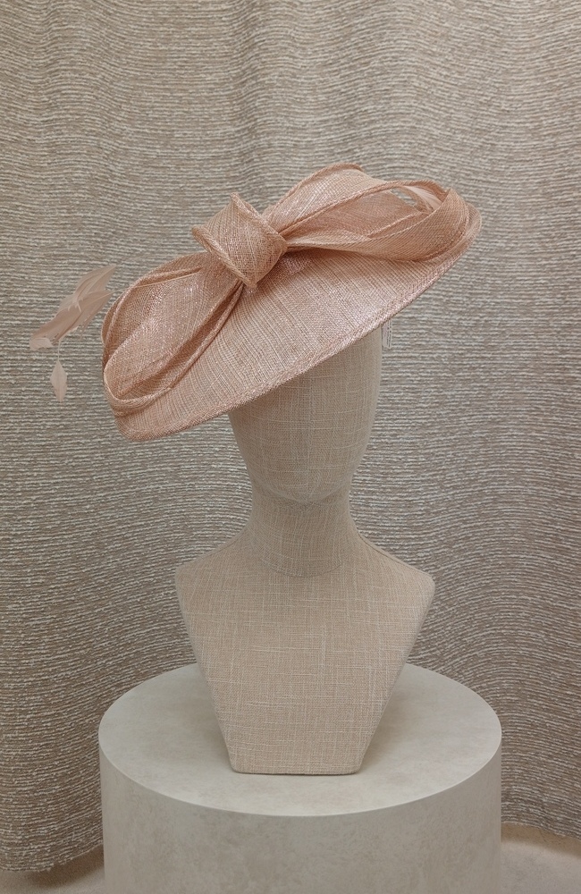 The Wedding Shop Jitters Style 12 Fascinator In Rose Gold