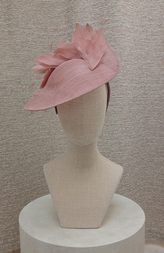 Victoria Charles SS25/05 Fascinator In Rose