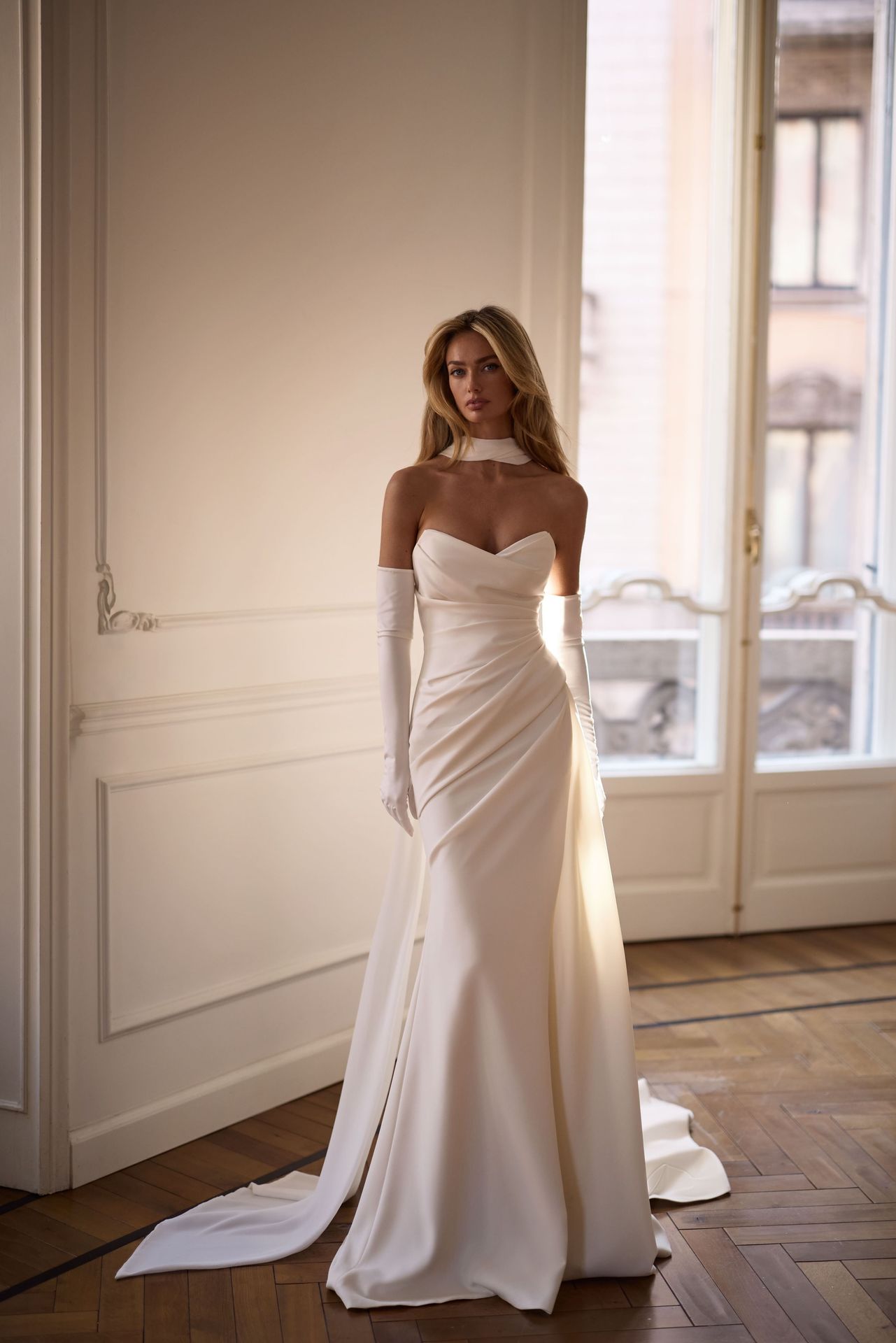 Milla Nova Eirene White and Lace wedding dress